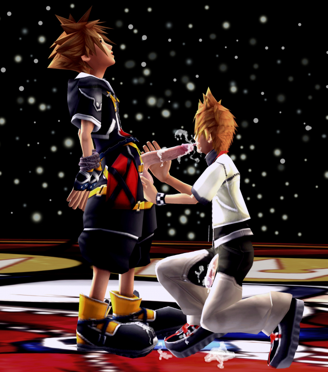 roxas+sora (kingdom hearts)