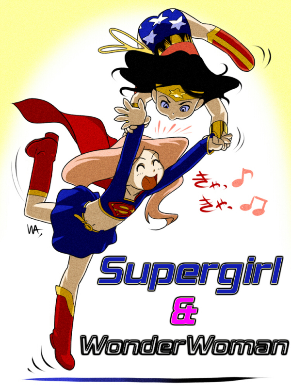 supergirl+wonder woman