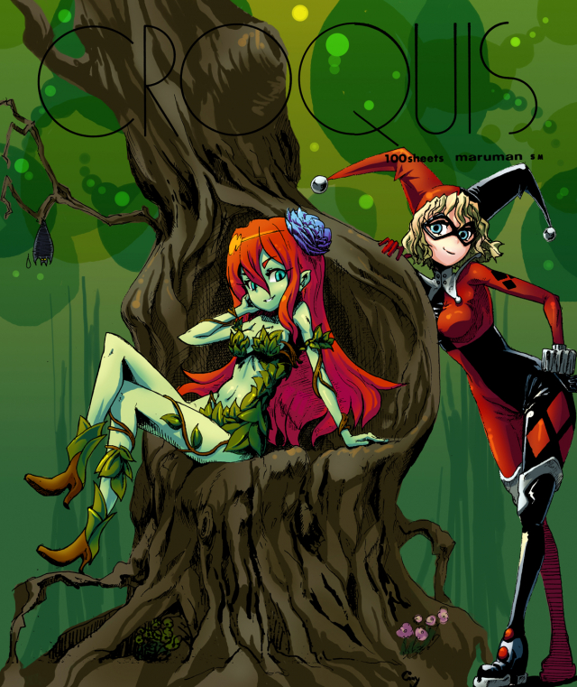 harley quinn+poison ivy