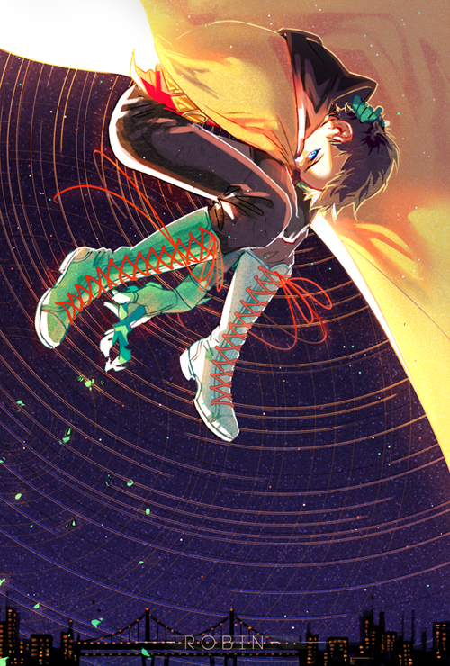 damian wayne+robin (dc)