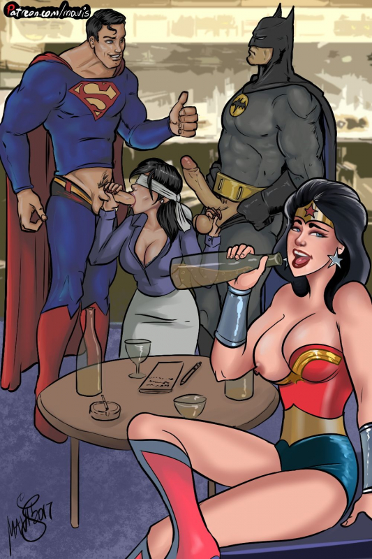 batman+lois lane+superman+wonder woman