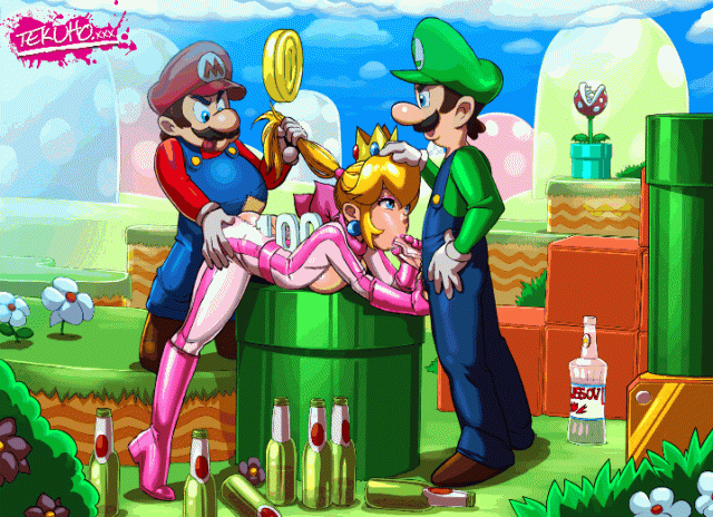 luigi+mario+princess peach