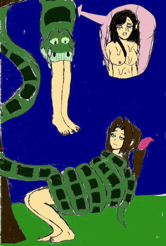 aerith gainsborough+kaa+tifa lockhart