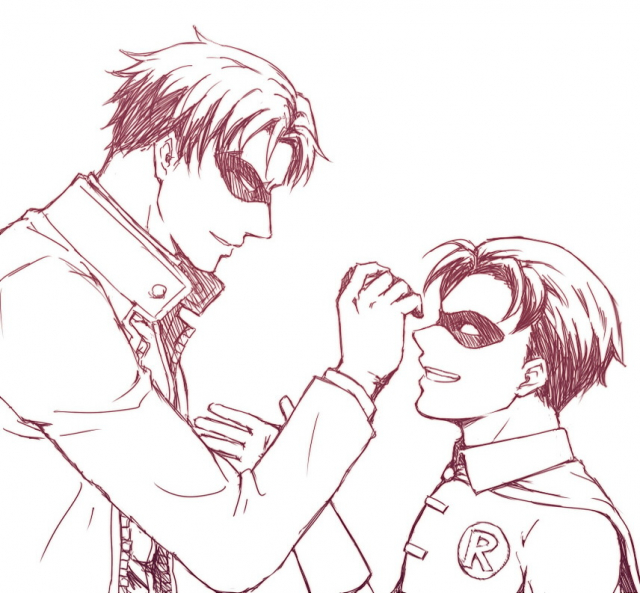 jason todd+red hood (dc)+robin (dc)+tim drake