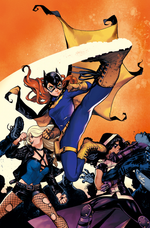 barbara gordon+batgirl+black canary+huntress