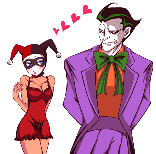 harley quinn+the joker