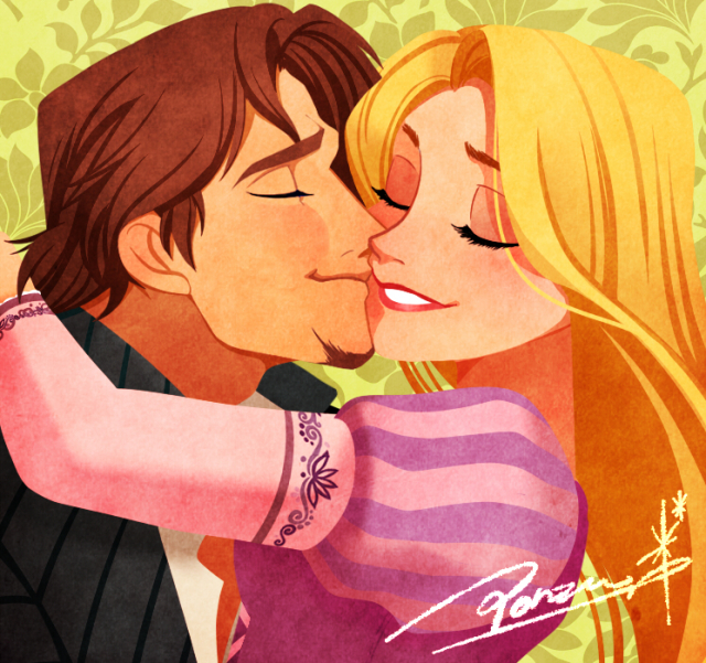 flynn rider+rapunzel (disney)