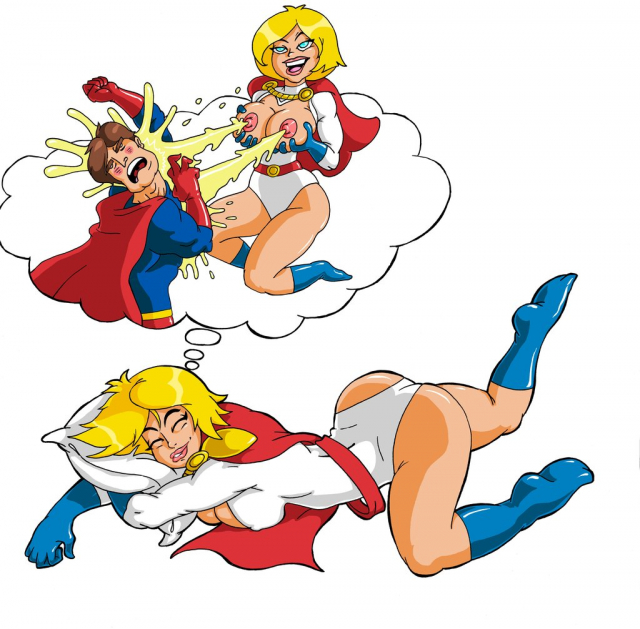 power girl+superman