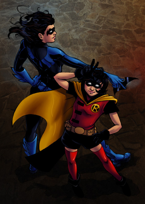 dick grayson+nightwing+robin (dc)+tim drake