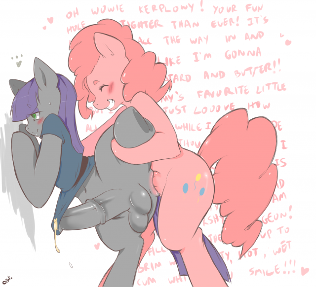 maud pie+pinkie pie (mlp)