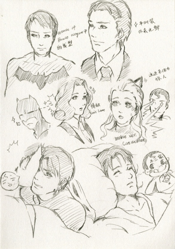 batman+bruce wayne+catwoman+lois lane+superman