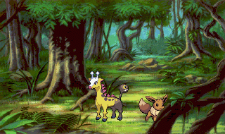 eevee+girafarig