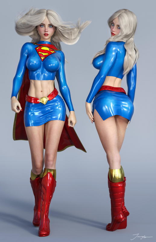 kara zor-el+supergirl