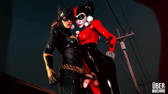 barbara gordon+batgirl+harley quinn