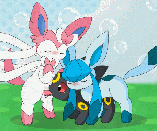 eeveelution+glaceon+sylveon+umbreon
