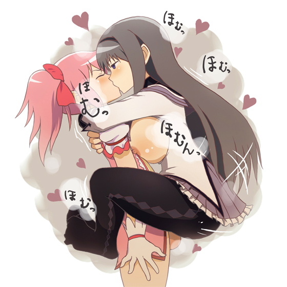 akemi homura+kaname madoka