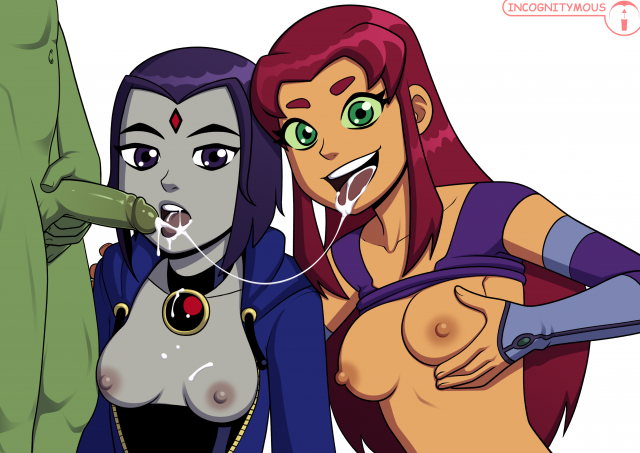 beast boy+raven+starfire