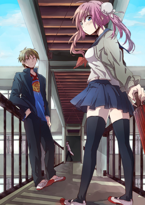 kagura (gintama)+okita sougo+sakata gintoki+superman