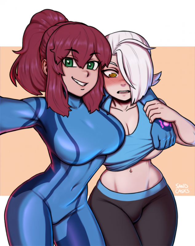 andrea vaeyl+samus aran+serenya+wii fit trainer