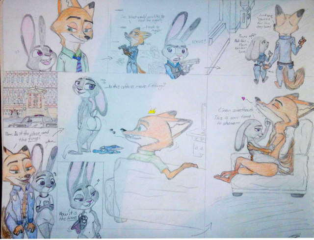 judy hopps+nick wilde