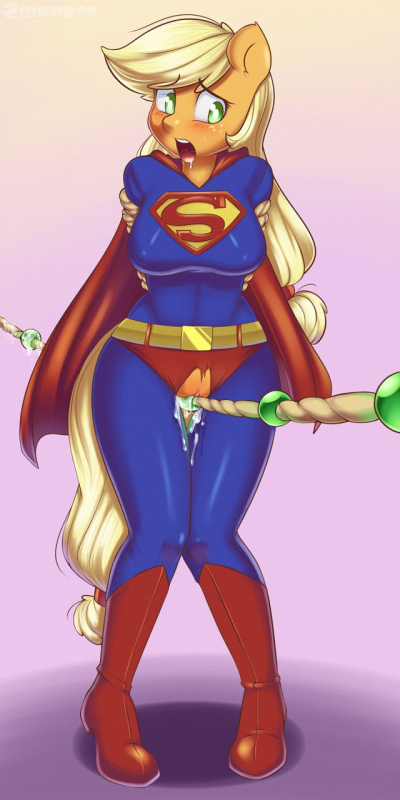 applejack (mlp)+supergirl+superwoman