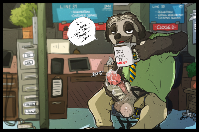 flash (zootopia)+sloth