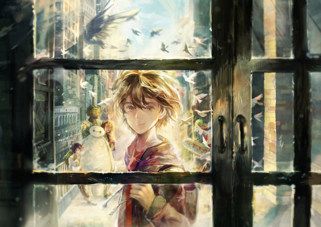 baymax+frc- (big hero 6)+gog- tomago+hio- hamada+hok- lemon+wasabg-no-ginger