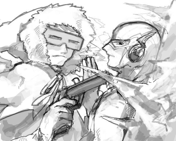 captain cold+the flash