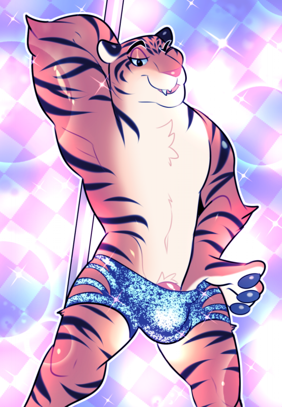 stripper tiger (zootopia)