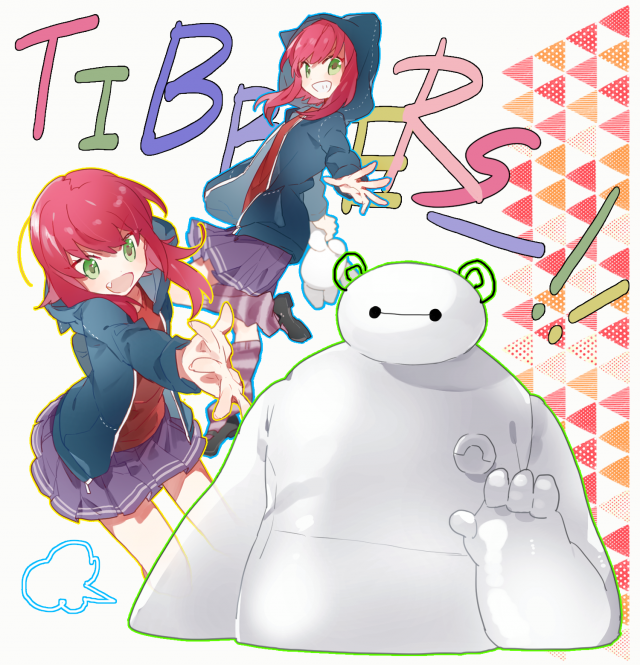 annie hastur+baymax+hiro hamada+tibbers