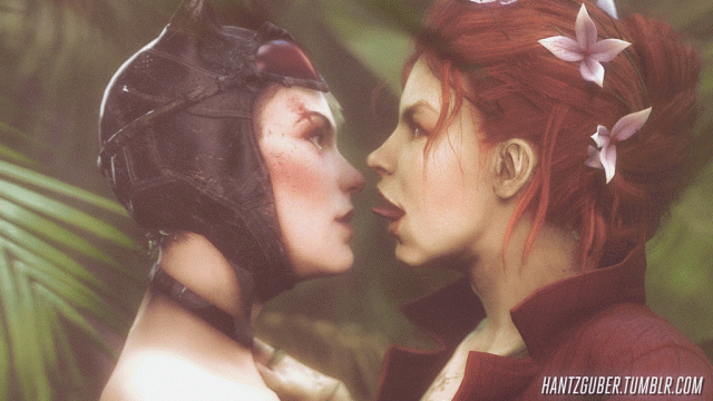 catwoman+poison ivy+selina kyle