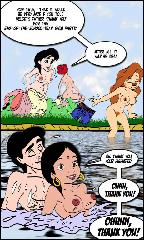 ariel+melody+prince eric+roxanne+shanti