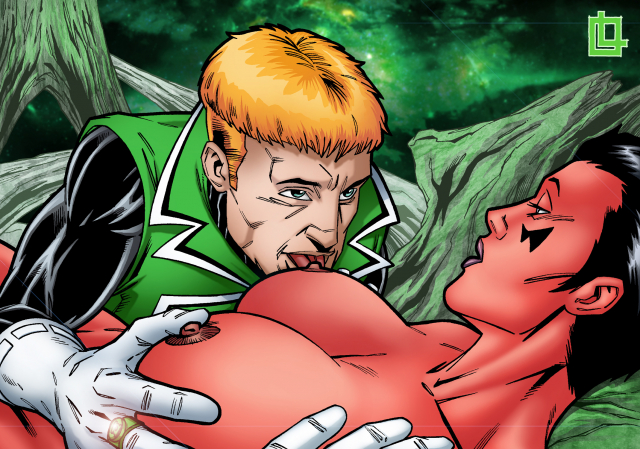 green lantern+guy gardner+soranik natu