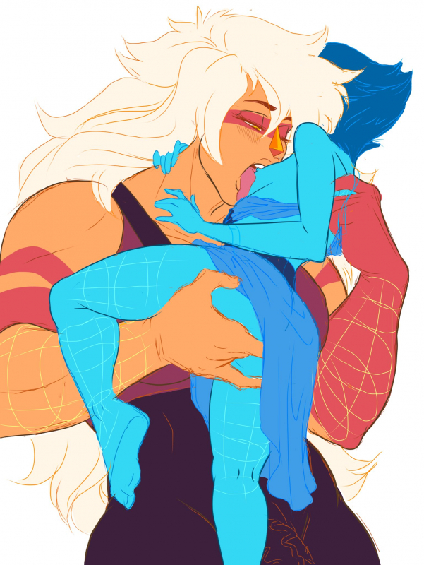 gem (species)+jasper (steven universe)+lapis lazuli (steven universe)