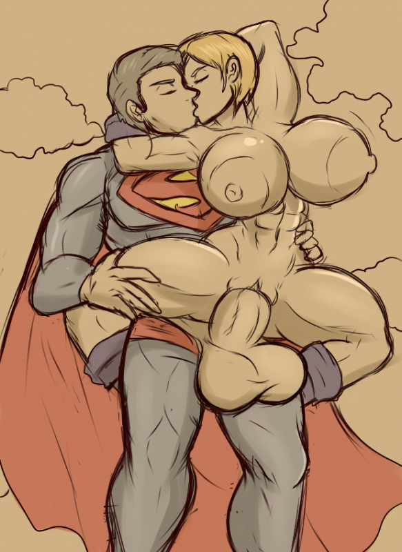 karen starr+power girl+superman