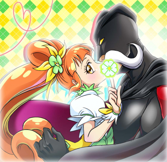 batman+cure rosetta+sebastian (dokidoki! precure)+yotsuba alice