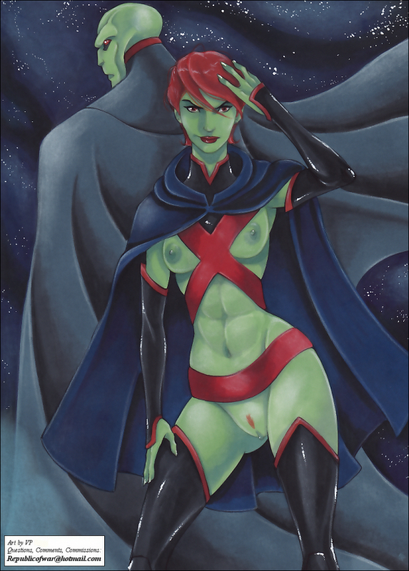 m'gann m'orzz+martian manhunter+megan morse+miss martian