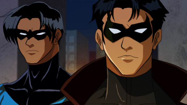 dick grayson+jason todd+nightwing+red hood (dc)