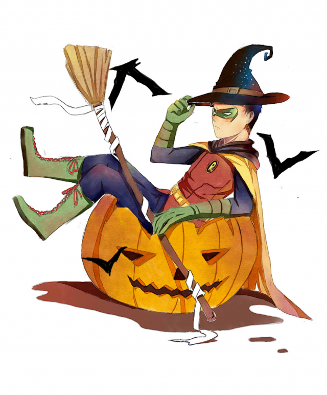 damian wayne+robin (dc)