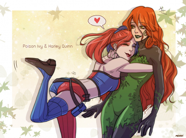 harley quinn+poison ivy