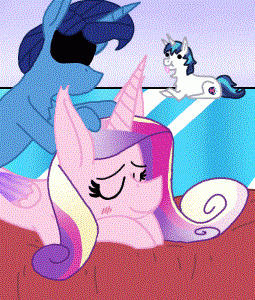 night light (mlp)+princess cadance (mlp)+shining armor (mlp)