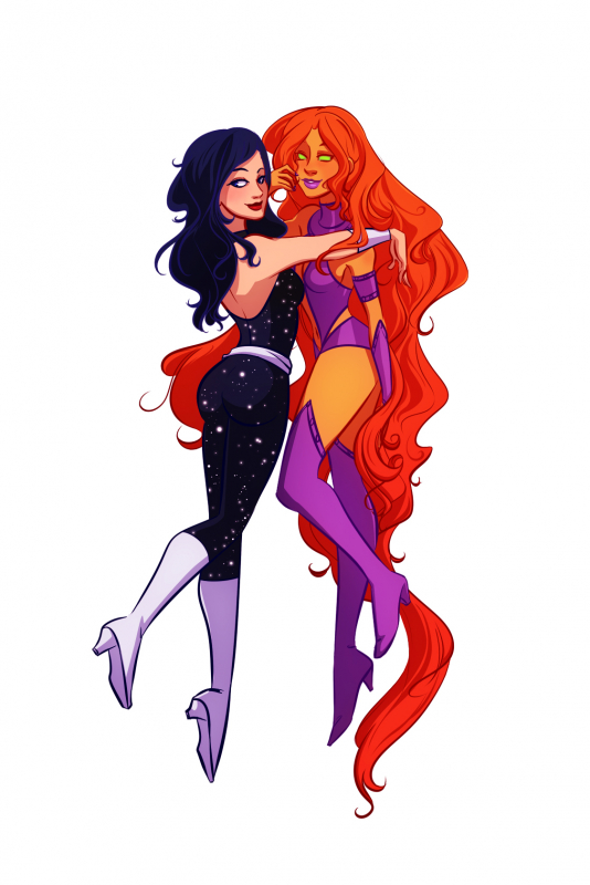 donna troy+starfire