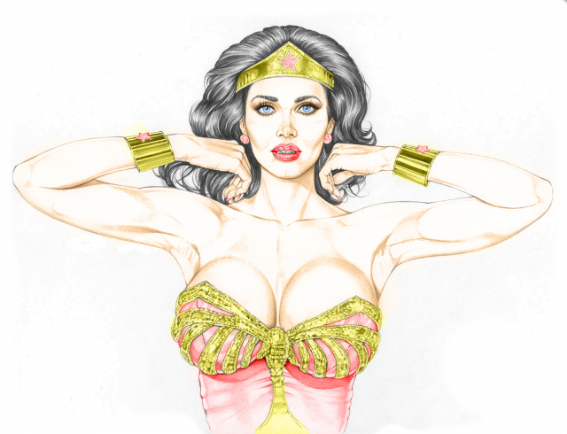 diana prince+lynda carter+wonder woman