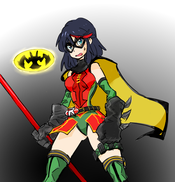 carrie kelly+matoi ryuuko+robin (dc)+senketsu