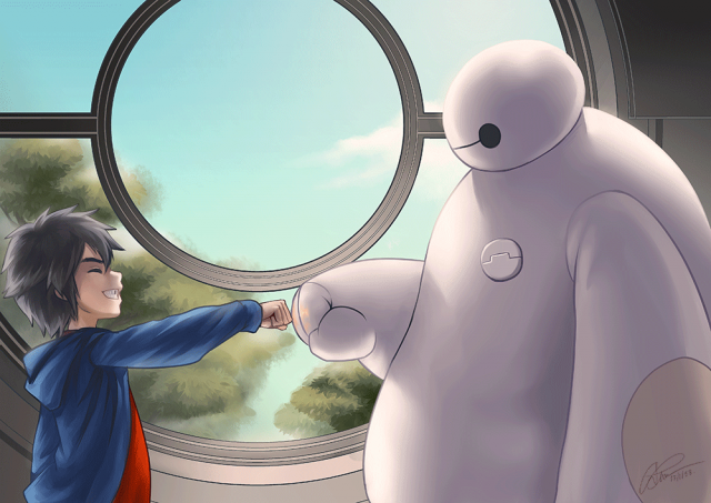 baymax+hiro hamada