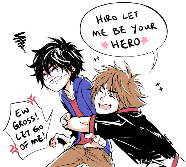 hiro hamada+sora (kingdom hearts)