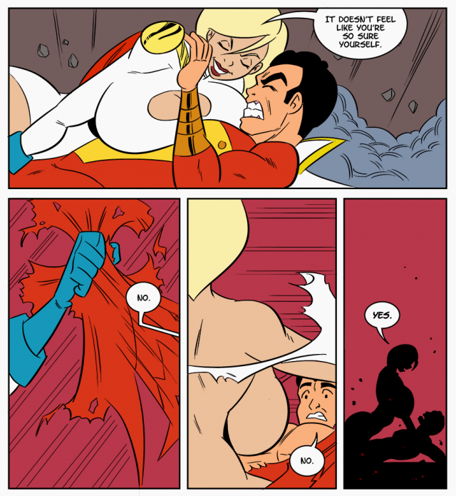 billy batson+karen starr+power girl+shazam