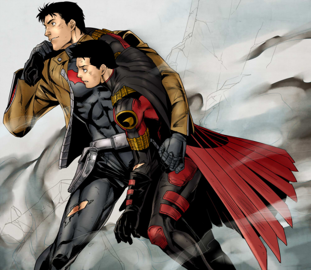 jason todd+jiro+red hood (dc)+red robin+tim drake