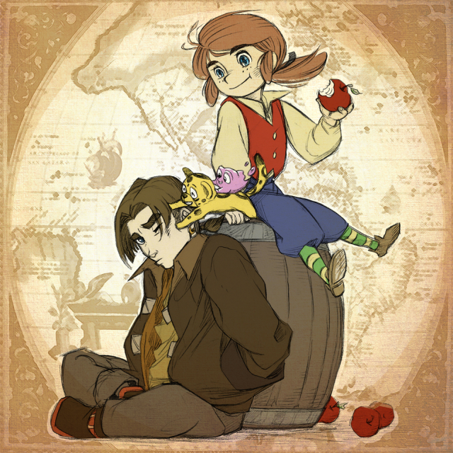 jim hawkins+morph (treasure planet)