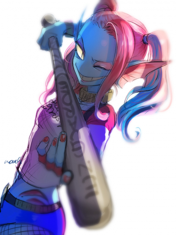 harley quinn+undyne